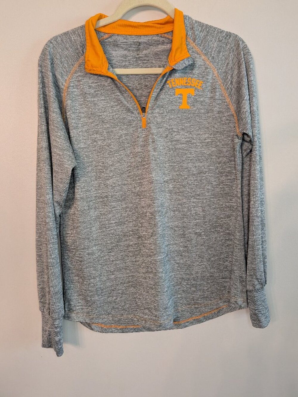 Womens University of Tennessee Vols Quarter Zip Long Sleeve Medium